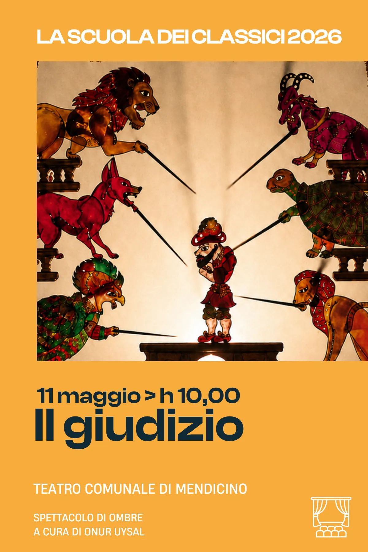Il Giudizio, spettacolo di ombre in cui gli animali processano gli uomini